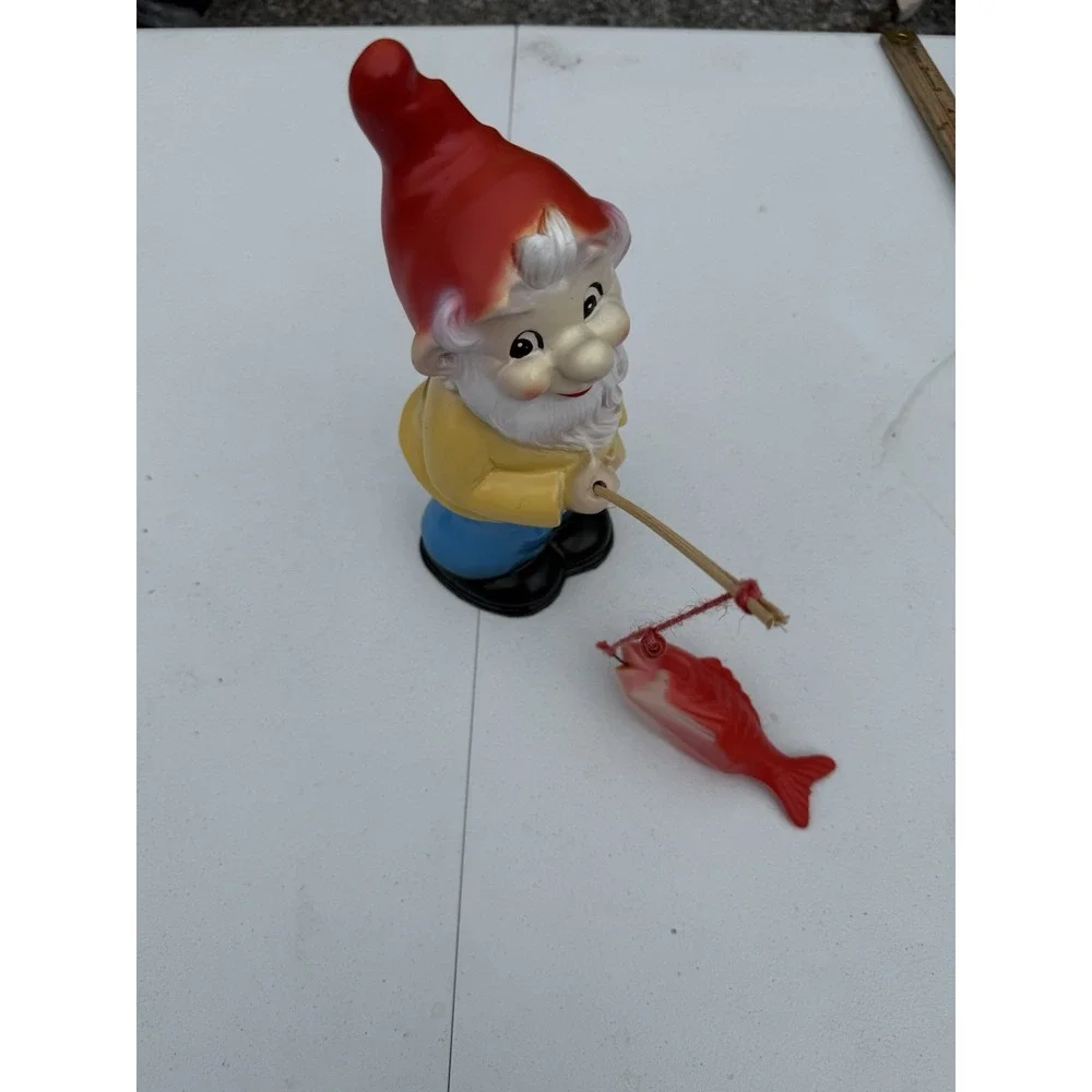 Garden Gnome Germany Durable PVC Gartenwwerg Fishing‎